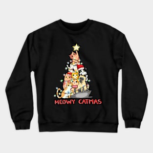 Meowy Catmas Crewneck Sweatshirt